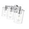 Z-Lite Thayer Vanity, 3-Light, 22.5 In.W x 5.75 In.L x 8.75 In.H, Chrome /Clear 742-3V-CH - alternate 3